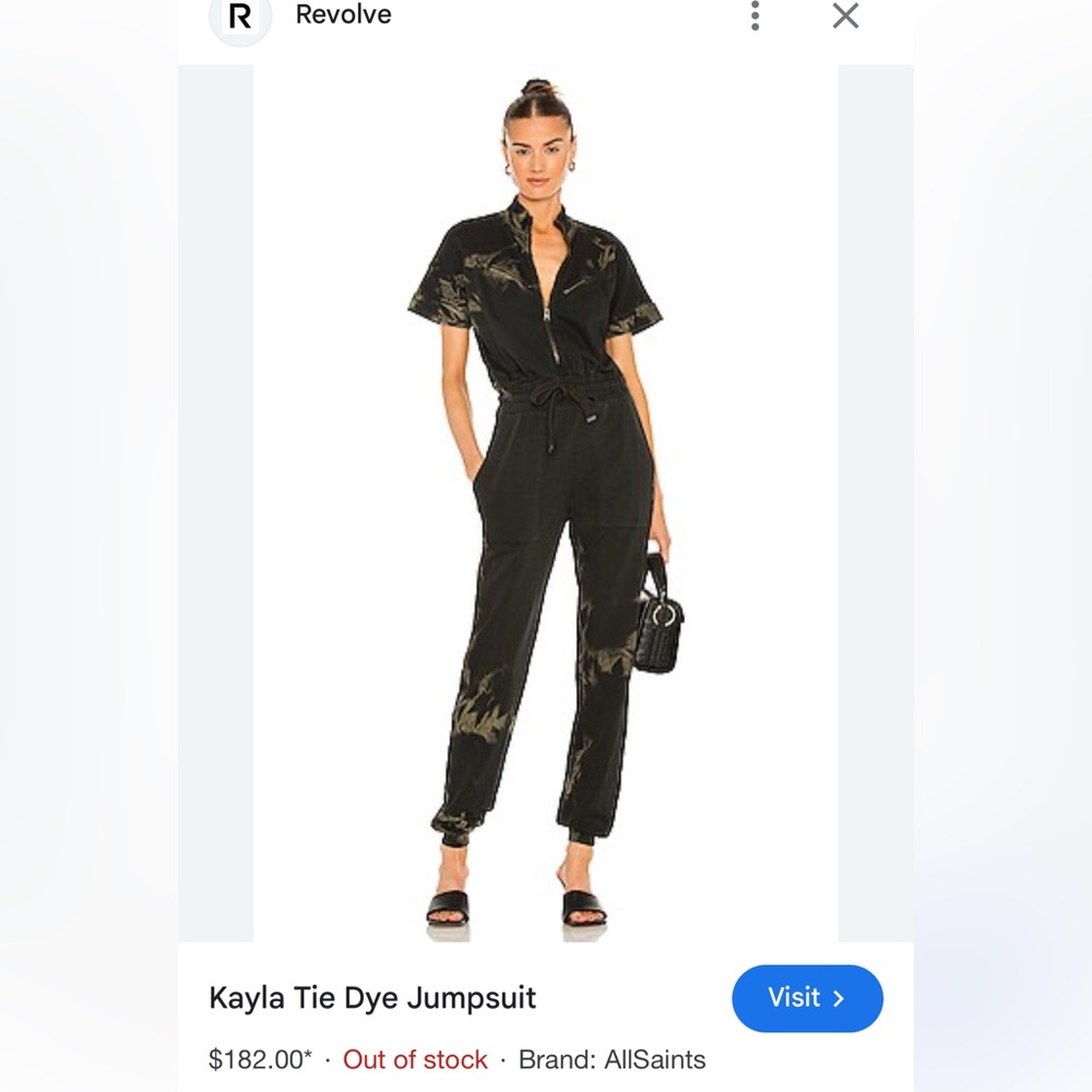 Kaya Tie-dye Jumpsuit size Small